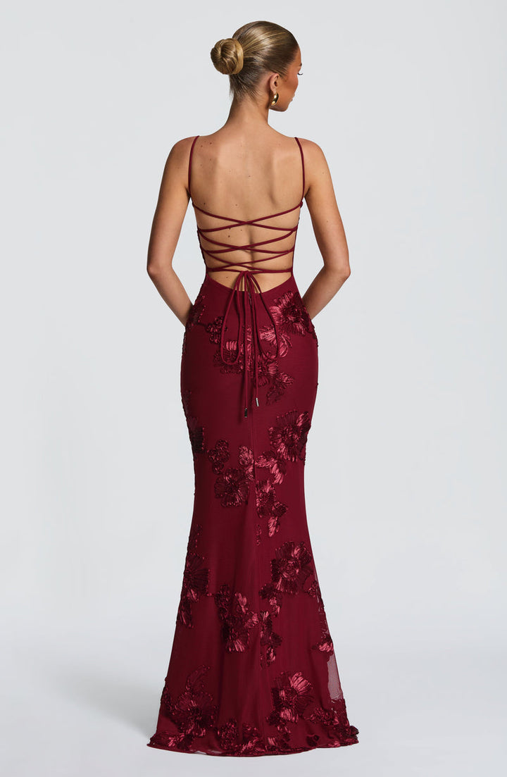 IMARA | Vestido Largo Satin Elegance