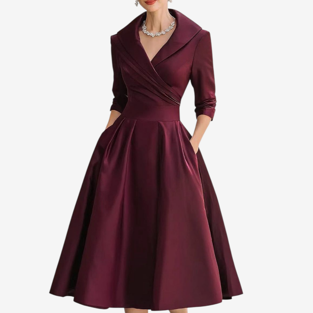 Begoña™ Vestido Midi Vintage