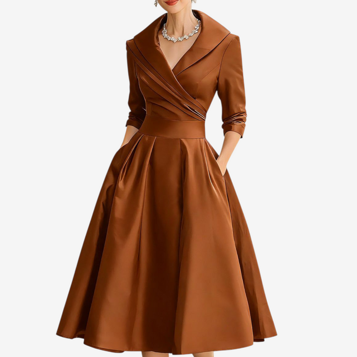 Begoña™ Vestido Midi Vintage