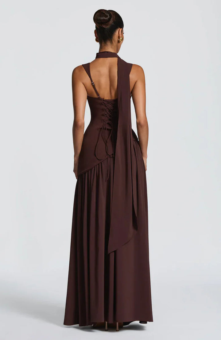 ZAFIRA | Vestido Largo Lacado