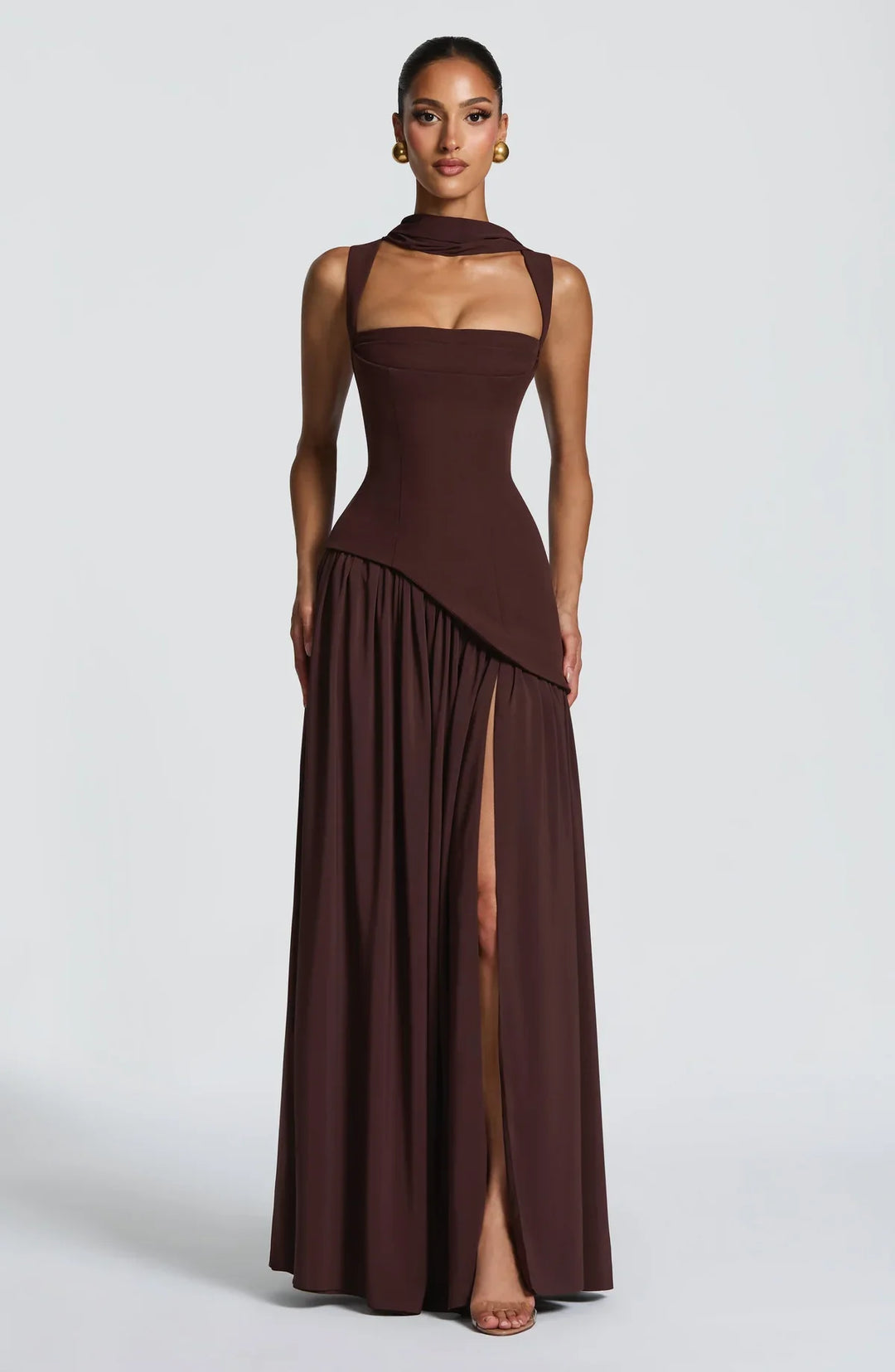ZAFIRA | Vestido Largo Lacado